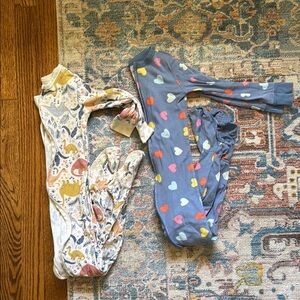 Toddler zip footie pajamas